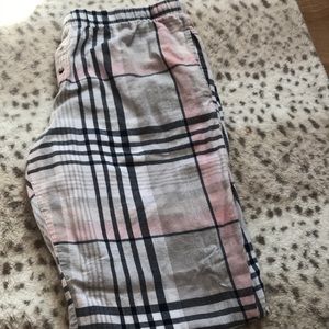 Stars above L flannel pants